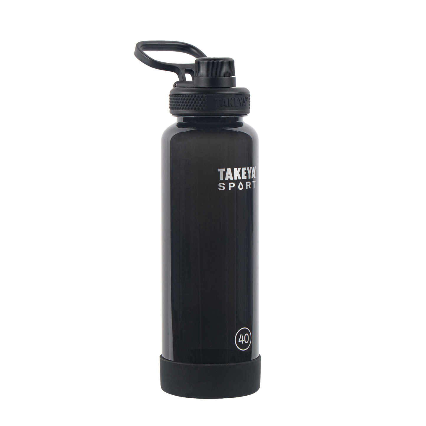 tritan-sport-water-bottle-with-spout-lid-y7 52023-TKS-Tritan-Spout-40-GrandSlamBlack-frontangle.png