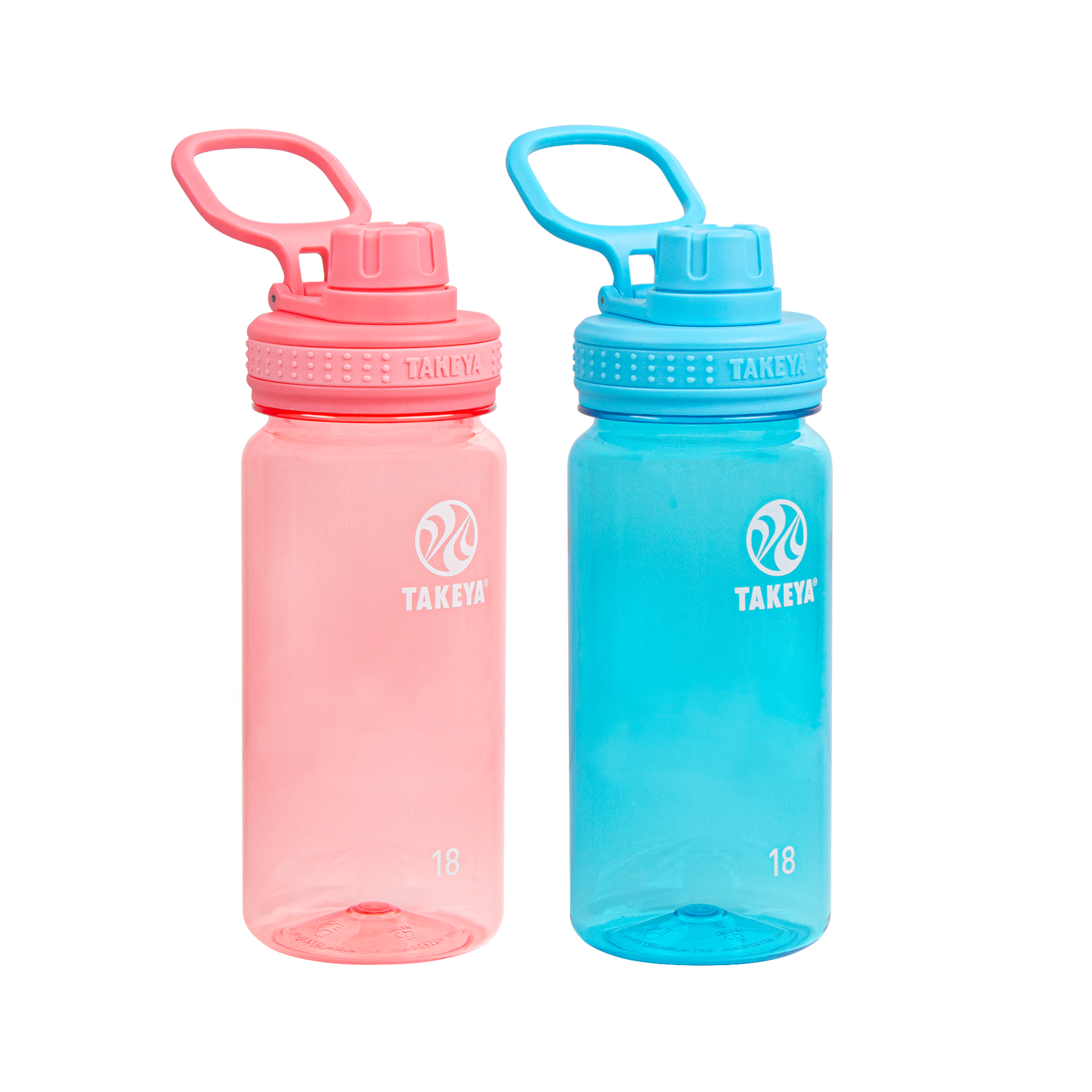 tritan-water-bottle-bundle-with-spout-lid-2-pack-s8 51475-Tritan-Spout-18-2pk-FlutterPink-BreezyBlue-Front_1.png