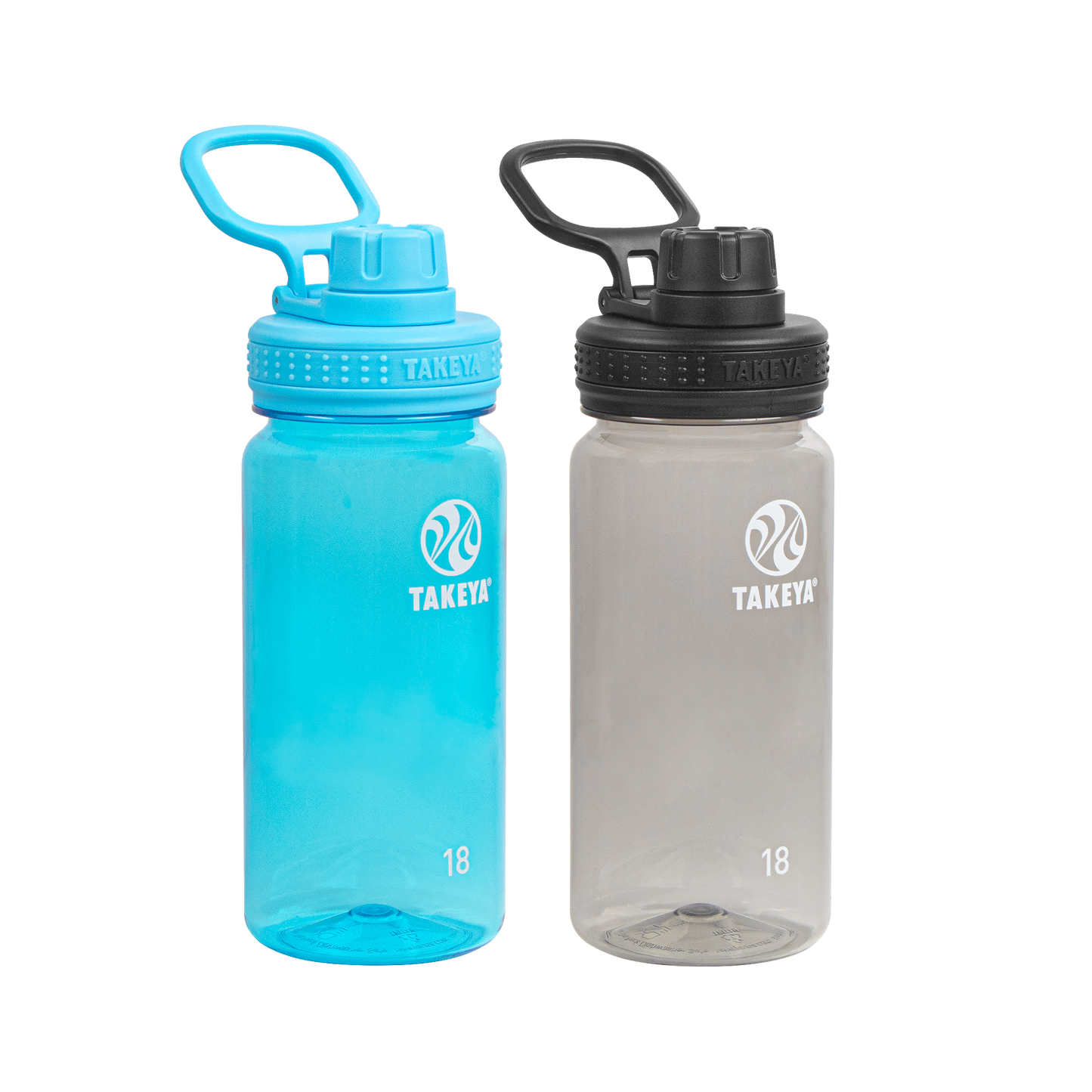 tritan-water-bottle-bundle-with-spout-lid-2-pack-s8 51476-Tritan-Spout-18-2pk-BreezyBlue-StormyBlack-Front_1.png