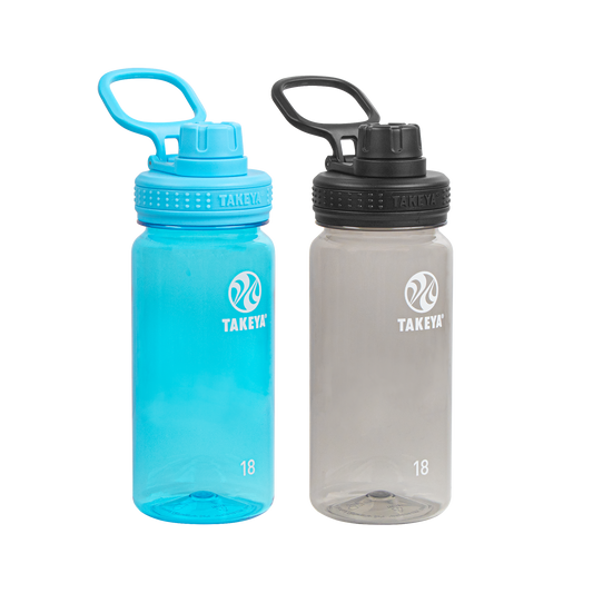 tritan-water-bottle-bundle-with-spout-lid-2-pack-s8 51476-Tritan-Spout-18-2pk-BreezyBlue-StormyBlack-Front_1.png