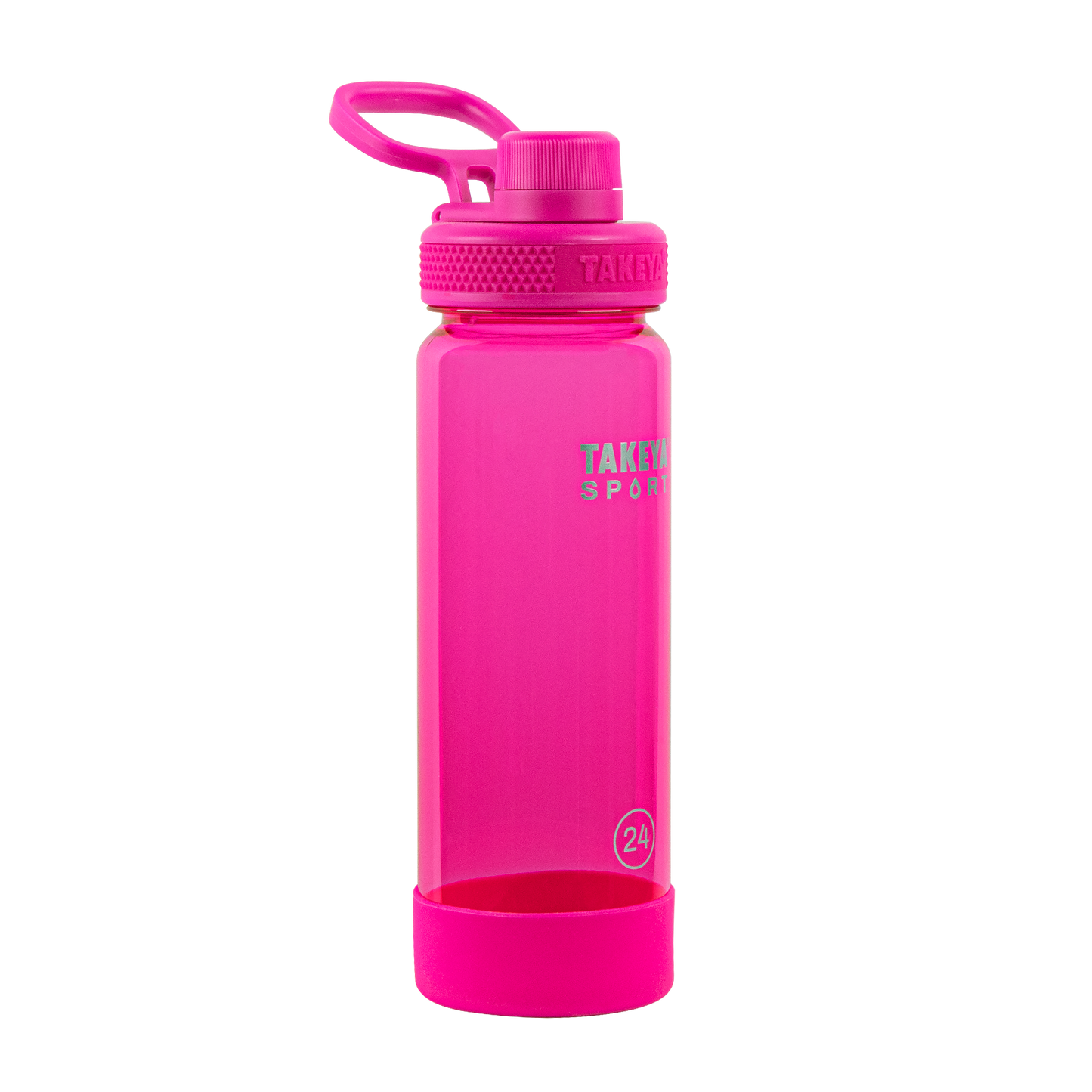 tritan-sport-water-bottle-with-spout-lid-y7 51671-TKS-Tritan-Spout-24-PinkSweep-frontangle.png