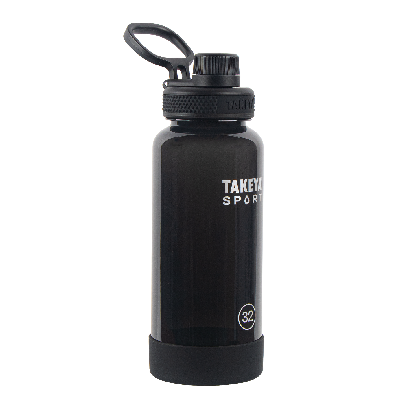tritan-sport-water-bottle-with-spout-lid-y7 51829-TKS-Tritan-Spout-32-GrandSlamBlack-frontangle.png