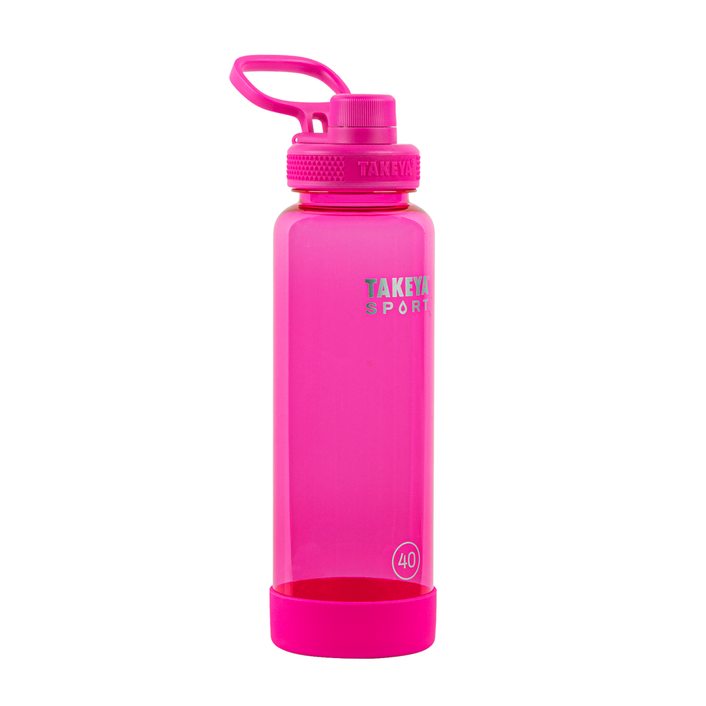 tritan-sport-water-bottle-with-spout-lid-y7 52030-TKS-Tritan-Spout-40-PinkSweep-frontangle.png